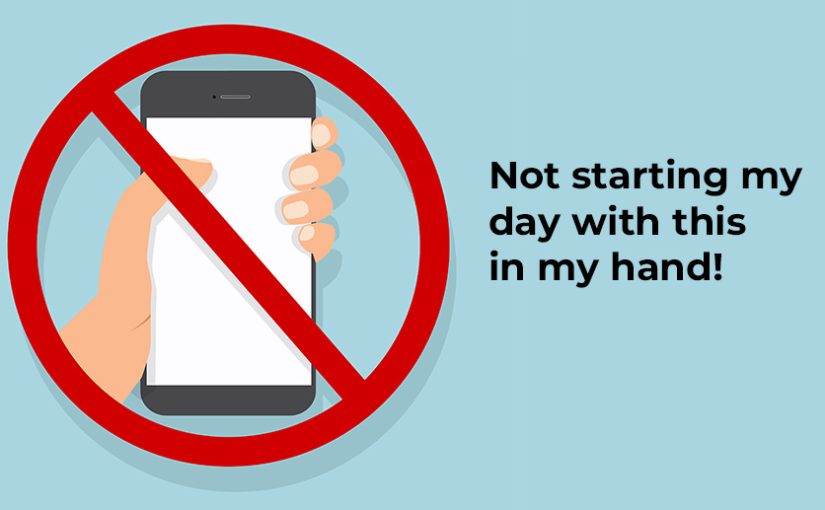 Is checking your phone first thing in the morning bad for you?
